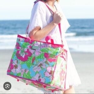 Lilly Pulitzer Big Flirt Beach Cooler Bag Insulated